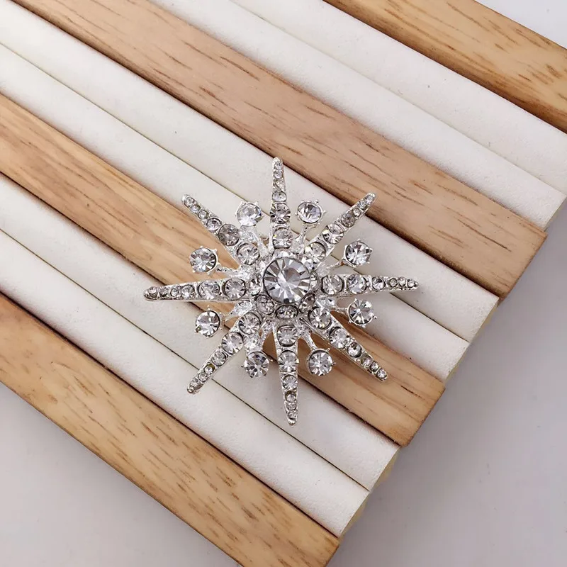 Рождественский анис звезда брошь &quotСнежинка&quot Дикие мужчины и женщины одежда