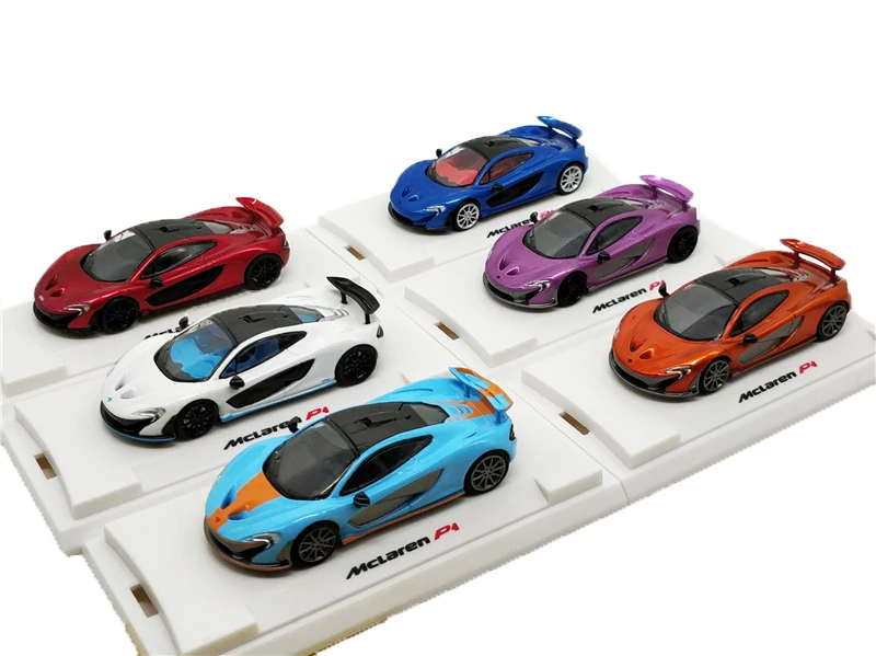 1: 64 цветная Модель Коллекция Модель автомобиля mlaren P1 литье под давлением миниатюрный автомобиль