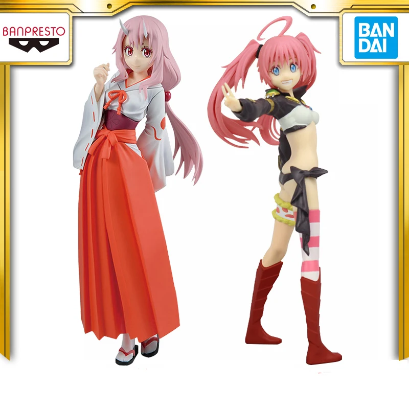 

Banpresto в тот раз, когда я получил восстановление как слайм, Milim Nava Shuna, набор экшн-фигурок, ПВХ Модель, коллекционная игрушка, искусственные фиг...