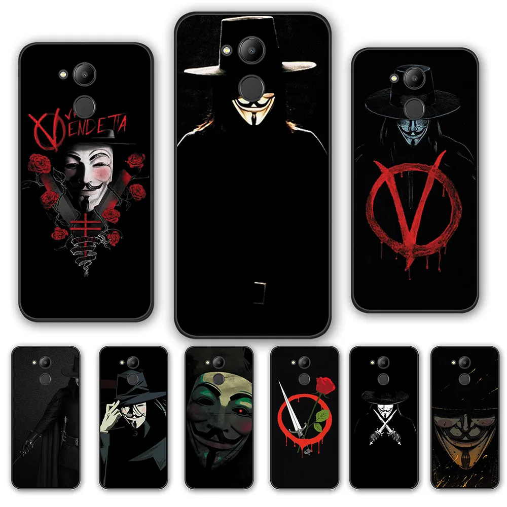 Силиконовые чехлы Vendetta Anonymous Guy Fawkes для HUAWEI Honor 10 lite 10i 20i Play V20 V10 V9 V8 8X 8 9 Lite чехол