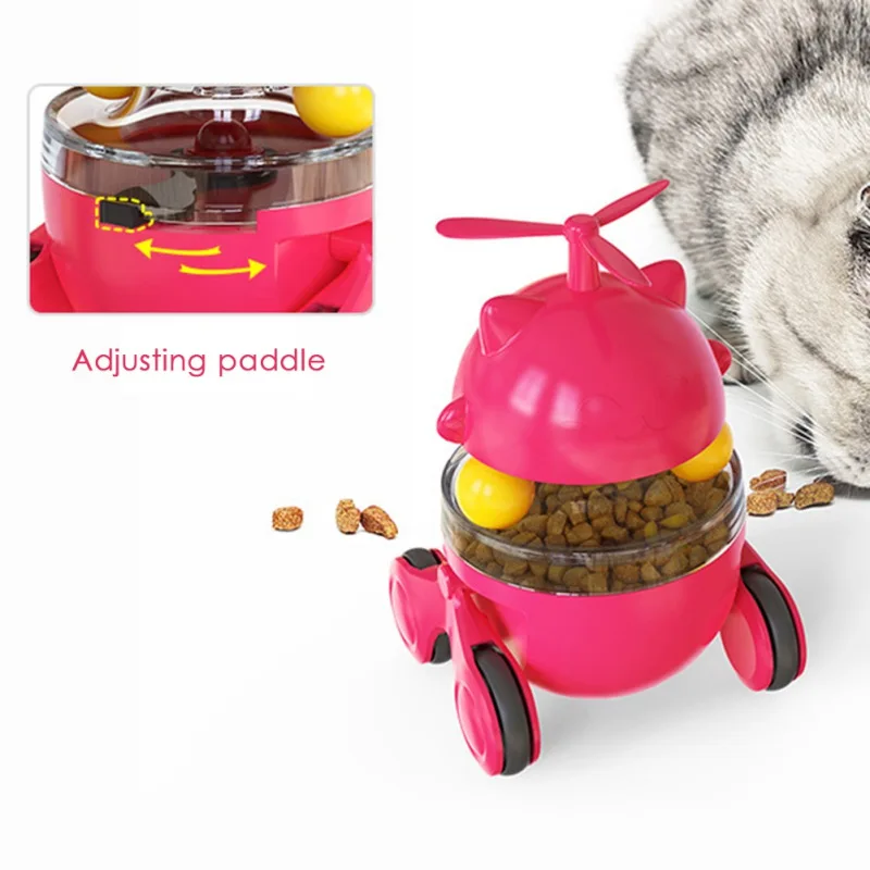 

New Funny Cat Toy Tumbler Cat Turntable Leaking Food Ball Self-Feeding Toy Cat Snack Toy Pet Supplies