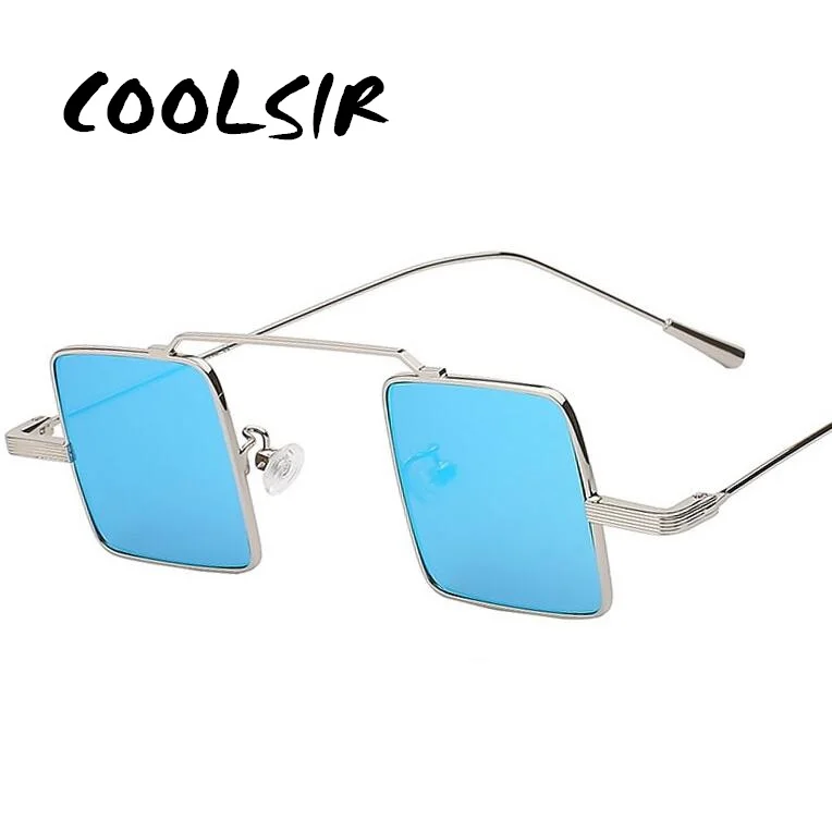 Маленькие квадратные солнцезащитные очки в европейском стиле для мужчин и