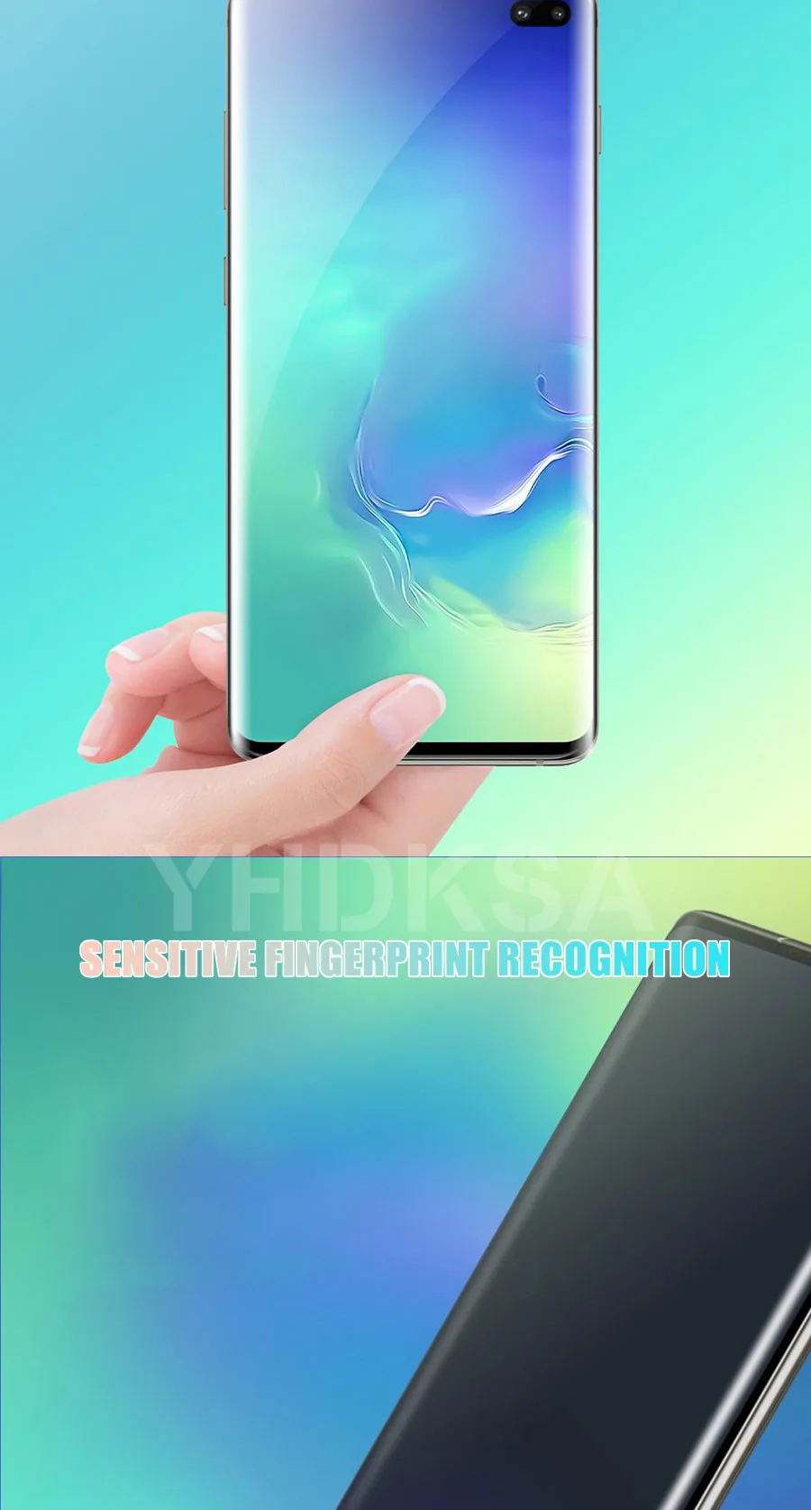 100D полностью изогнутое закаленное стекло для samsung Galaxy S10 S9 S8 Plus S7 Edge A6 A8 Защитная пленка для экрана защитное стекло