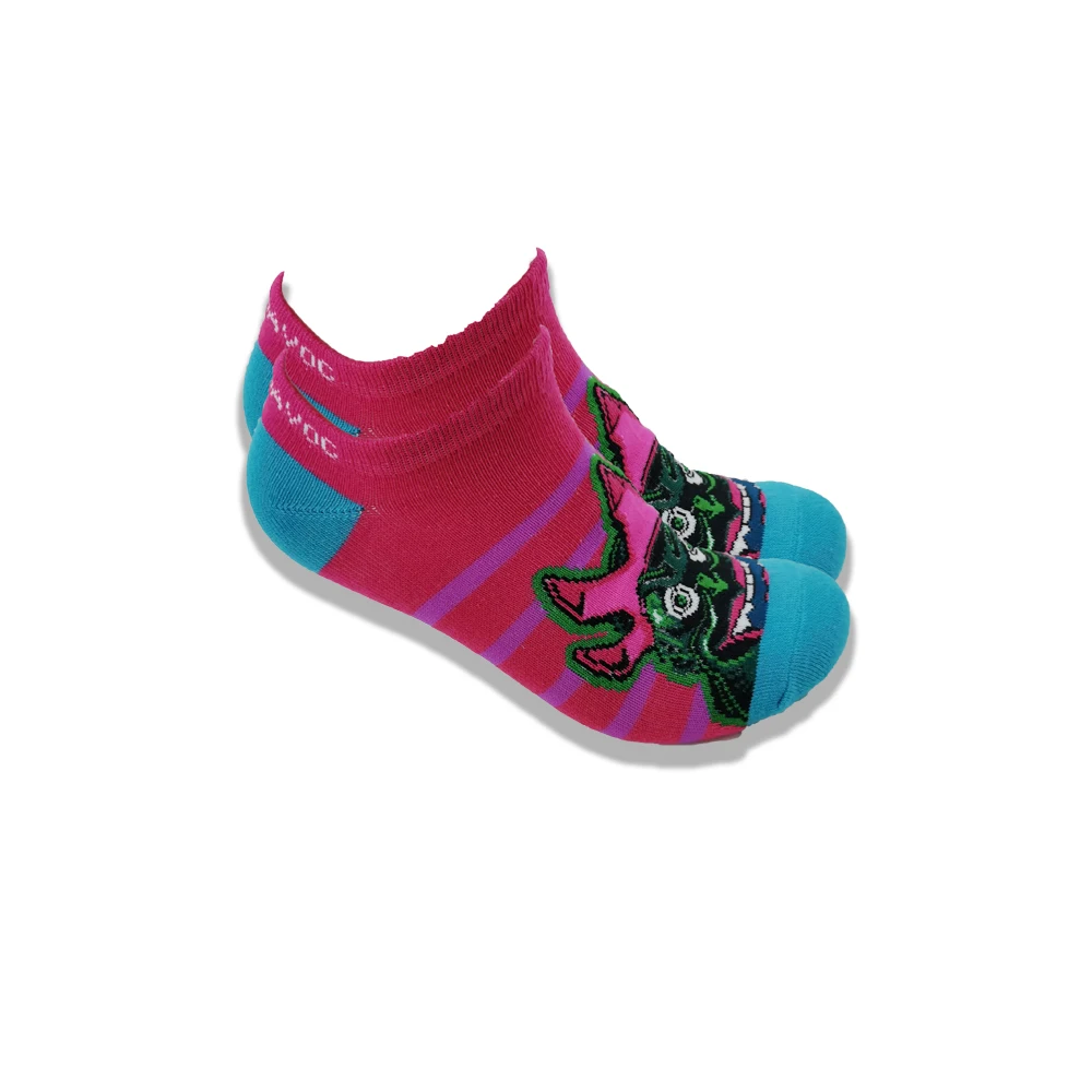 Мультяшные хлопковые носки-лодочки для мужчин и женщин популярные элементы