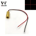 5V Cross Line Dot MINI 650nm 5mW 9mm Red Laser Head Лазерная позиционирующая лампа полупроводниковый лазер светодиодный LD модуль