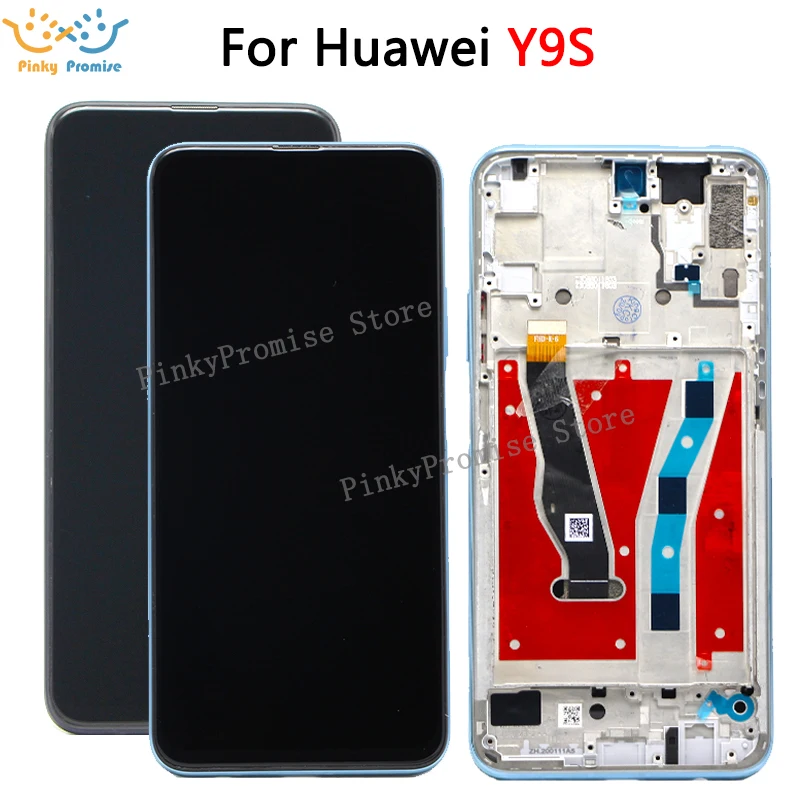 Оригинальный экран для Huawei Y9S ЖК-дисплей с цифрователем сенсорного вода