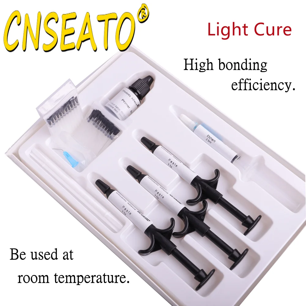 Стоматологический ортодонтический клейкий клей смола легкий лечебный