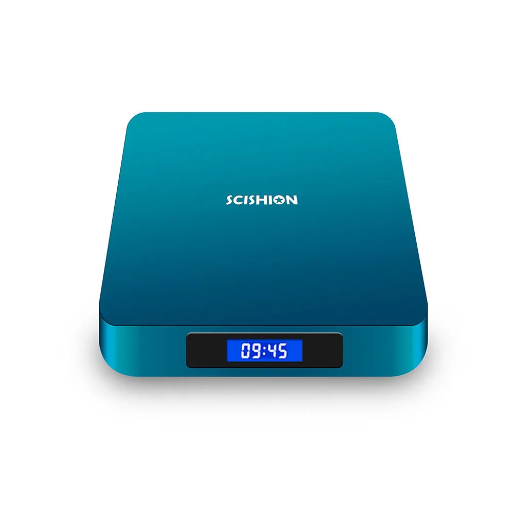 Smart android 8,1 ТВ приставка rk3328 HD 2,4G Wifi usb 3,0 bt4.0 медиаплеер 2+ 16 GB телеприставка с голосовым пультом дистанционного управления SCISHION