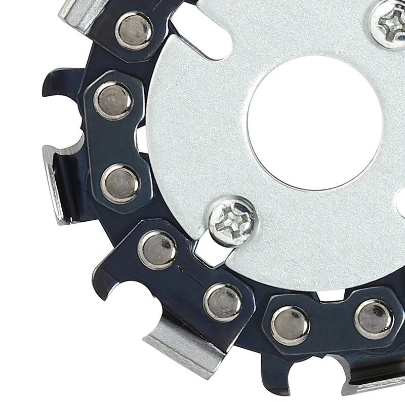 

16mm 2.5 Inch Heavy Duty 2-in-1 Wood Carving Cutting Disc For Angle Grinder Woodworking Chain Plate Arving Disc Angle Grinding