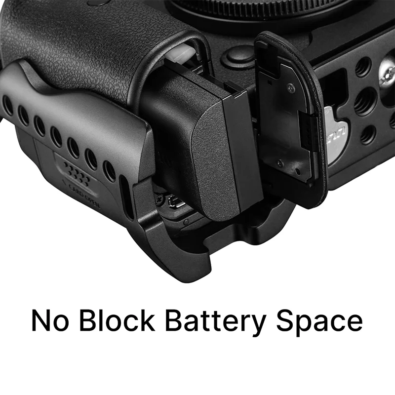 UURig C-R5 Metal Camera Cage Rig for Canon EOS R5 R6 Vlogging Case With Cold Shoe mic LED Light Mount 1/4 Screw hole | Электроника