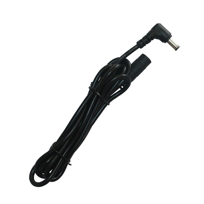 

1 piece 22AWGDC power plug extension cable 5.5x2.5mm female to male 90 L shaped Adapter cord 1.5 Meter /4.5ft