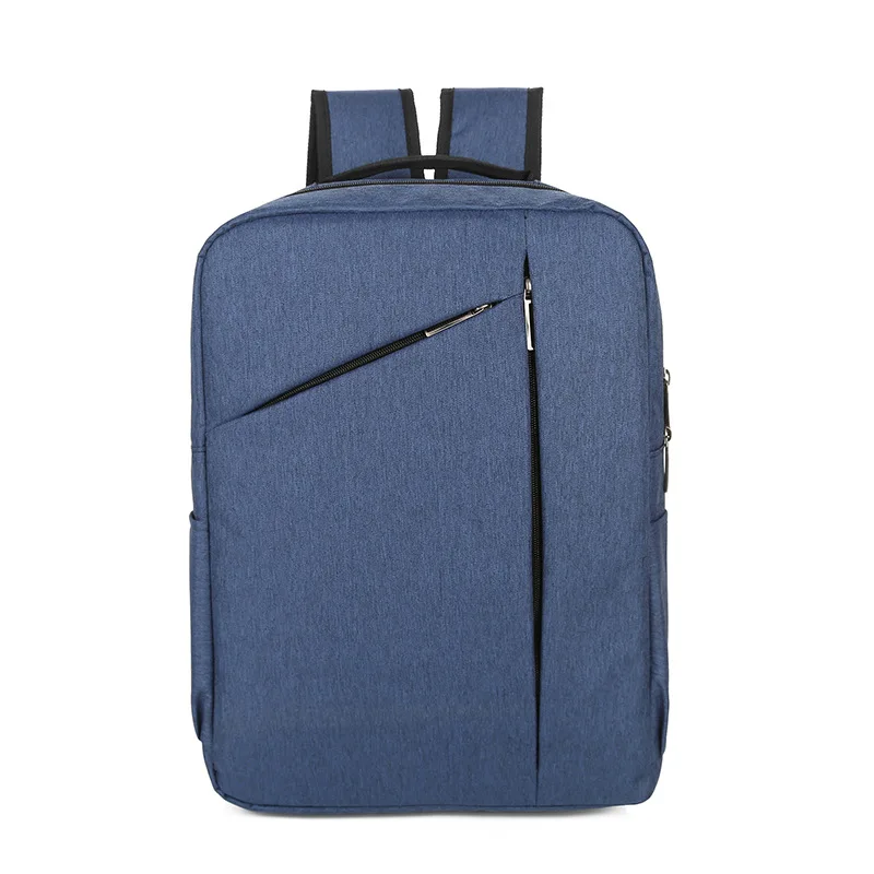 Многофункциональный мужской рюкзак для ноутбука, 14 дюймов, Usb зарядка, большая емкость, мужской рюкзак, Оксфорд, черный рюкзак, школьные сумки, новинка - Цвет: Синий