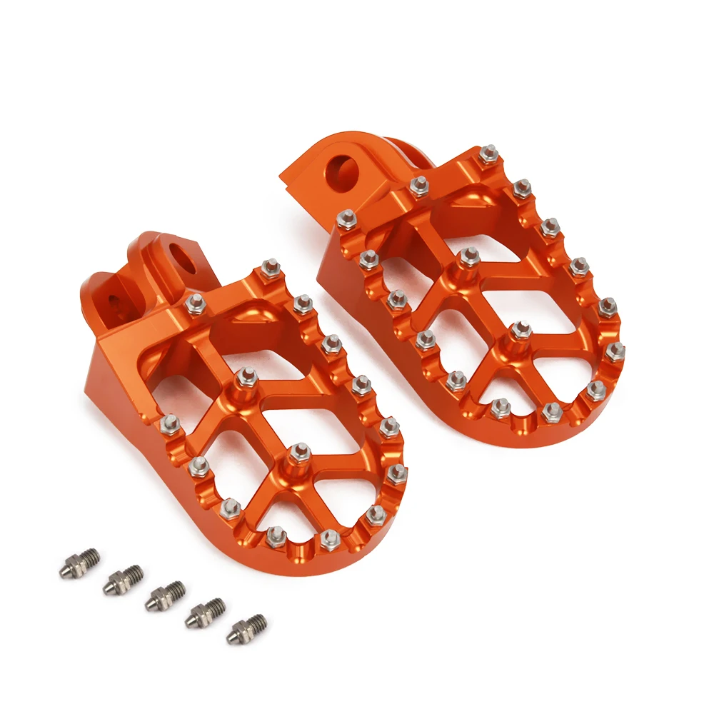 Мотоциклетные штифты для заготовки педали для ног подножки для KTM EXC SX SXF XC XCF EXCF EXCW TC TE 65 125 250 350 400 450 530 - Цвет: ORANGE