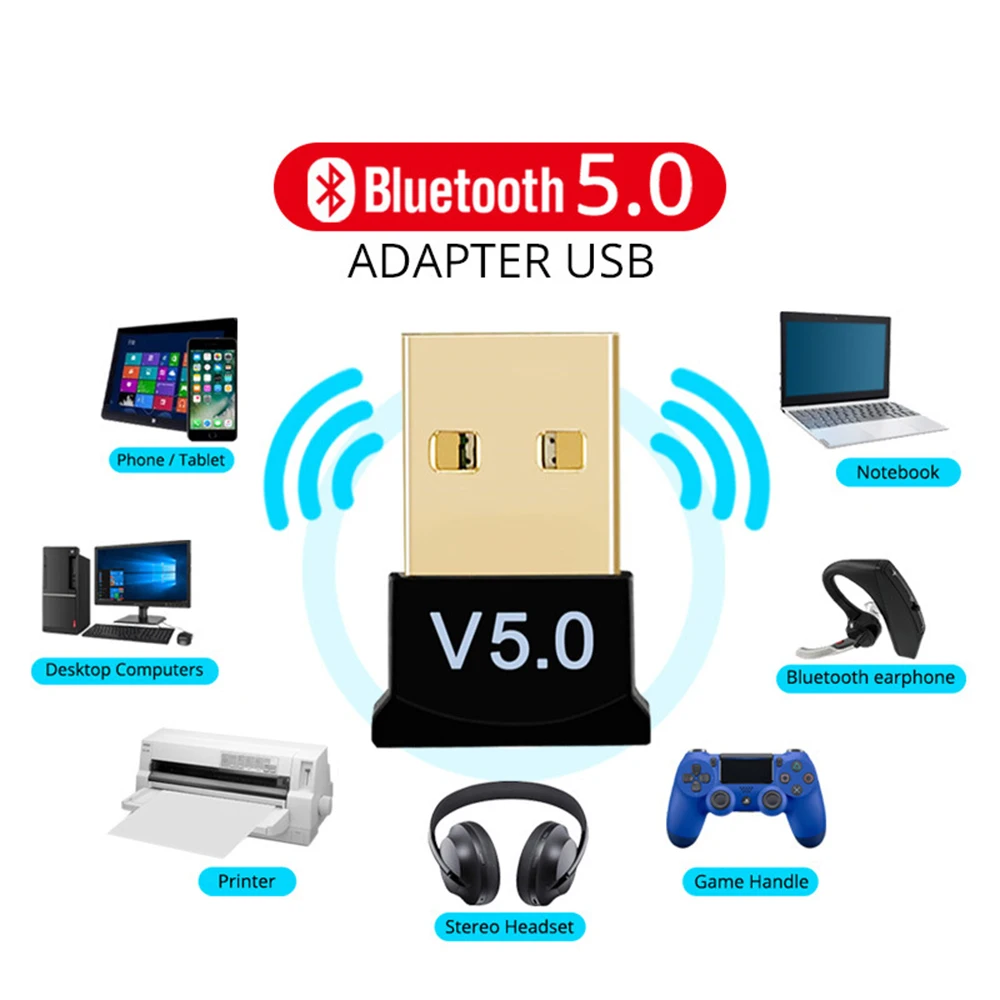 адаптер USB Bluetooth 5.1 приемник 5.0 зашифрованная собака BT передатчик aptx мини - для