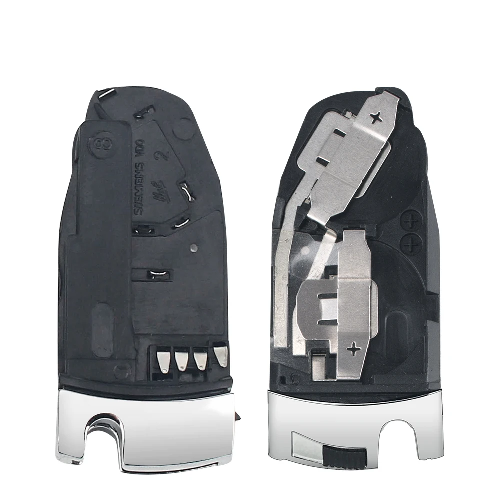 Dandkey 4 Buttons Remote Key Case Shell For Mercedes Benz CL SLk CLK C E S Class Fob Uncut Replacement With Battery Clamp Holder |