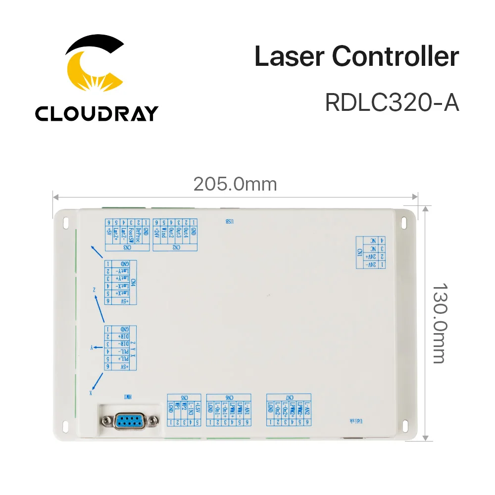Cloudray Ruida RD RDLC320 A Co2 лазерный контроллер DSP для лазерной гравировки и резки RD320 320|dsp