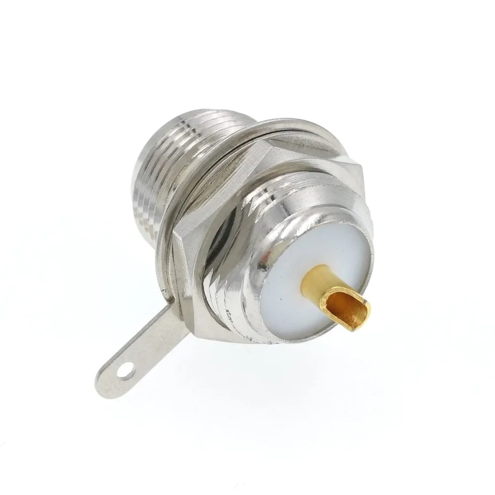 N женский разъем переборки с припоем|connector parts|connectors compressionconnector pc |