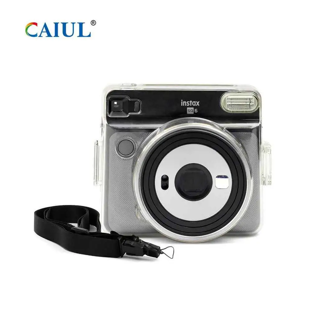 CAIUL защитный чехол для Fujifilm Instax квадратный SQ6 коричневый/румяна