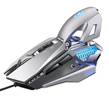 E-Sports 7200 DPI Wired Gaming Mouse For PC Laptop  Laptop Home Office Gaming Mouse With Brushed Metal Bottom Plate 2021