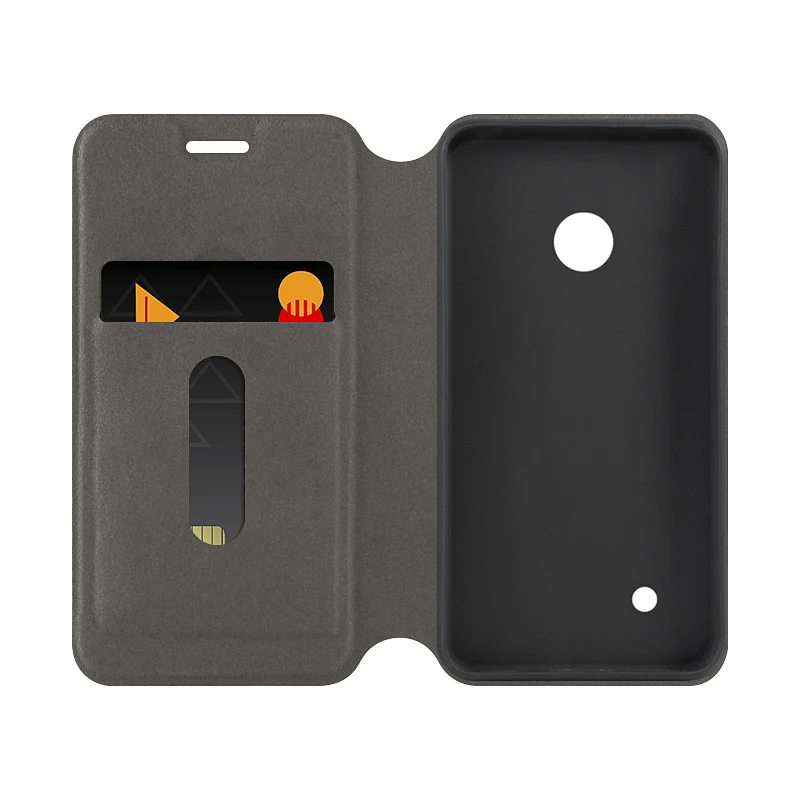 Canvas Case For Nokia Lumia 530 Cover Flip Leather Soft Silicone Kickstand Book Phone | Мобильные телефоны и аксессуары