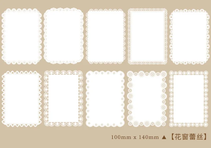 

Блокноты Аlideco, набор из 10 листов