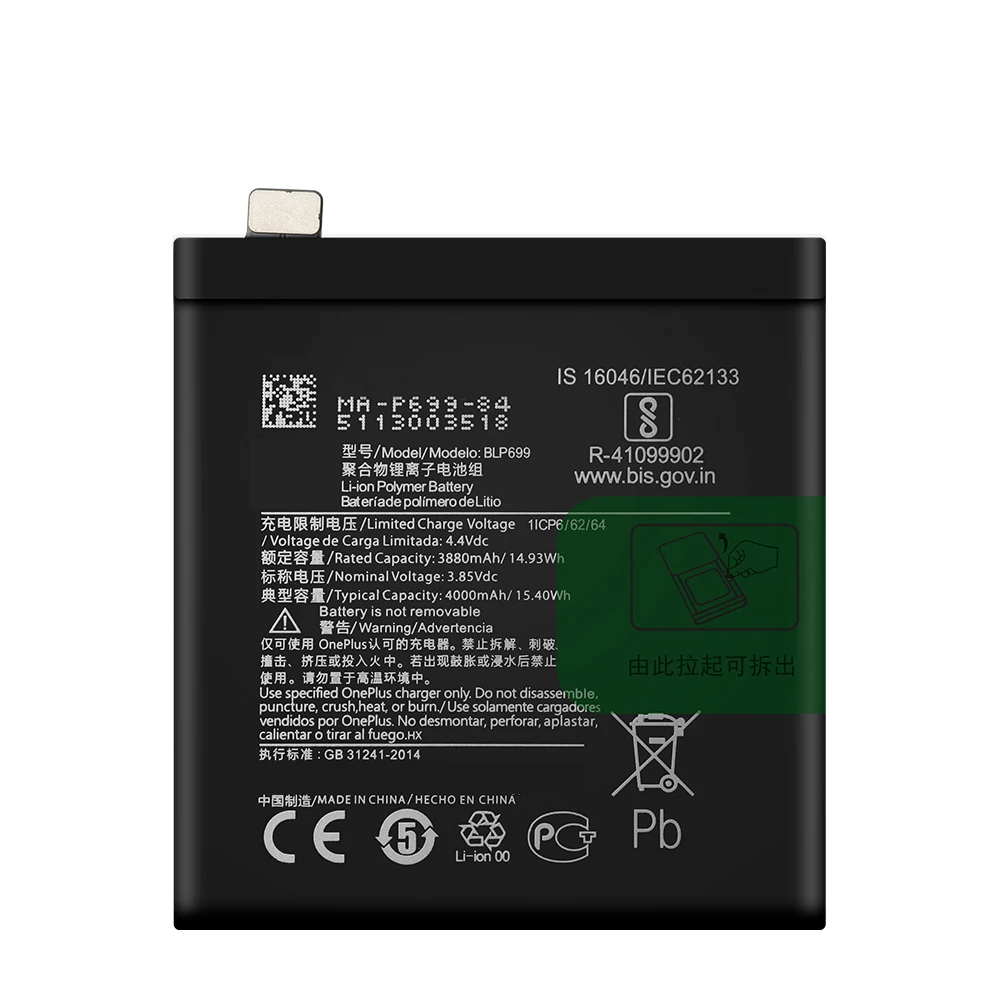 original replacement battery for oneplus 6t7 7 pro 7t 7t pro 8 8t 8 pro 9 9pro nord n10 n100 one plus phone batteries tools free global shipping
