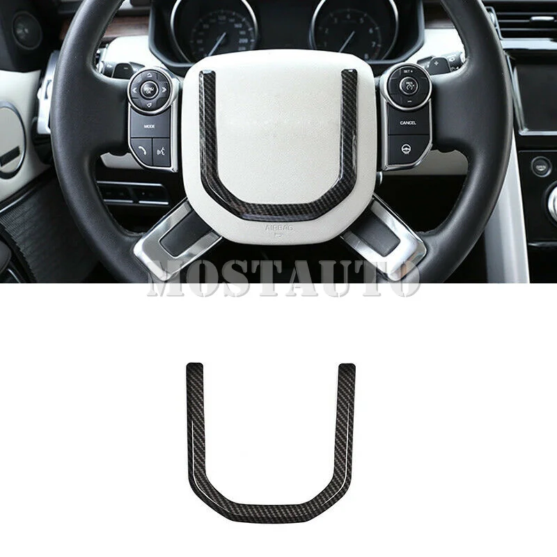 

Внутренняя отделка Руля из углеродного волокна для Land Rover Range Rover Evoque L551 2019-2021, 1 шт.