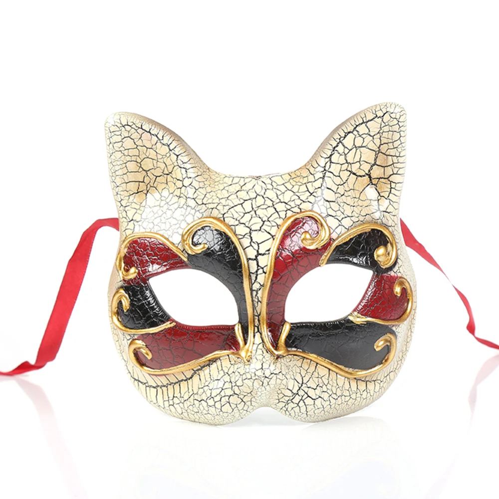 Милые уход за кожей лица Бал маскарад маска кошка музыкальный вечерние Mardi Gras