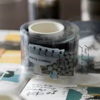 45 мм * 3 м Kawaii прозрачный механизм Примечание ПЭТ васи ленты наклейки Скрапбукинг маскирующая лента пуля школьный журнал поставки sl2521