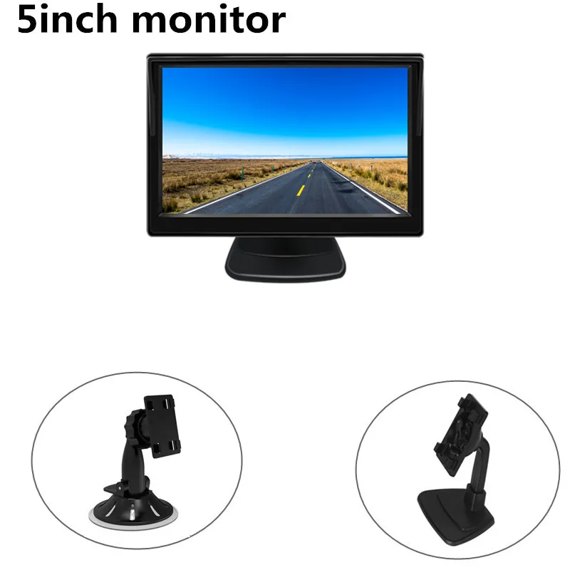 5 дюймов TFT lcd HD экран автомобильный монитор Парковка заднего вида + мини цветной