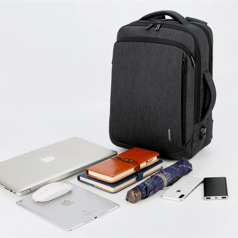 LOOZYKIT рюкзак для ноутбука мужские рюкзаки бизнес ноутбук Mochila водонепроницаемый рюкзак зарядка через usb сумки для путешествий