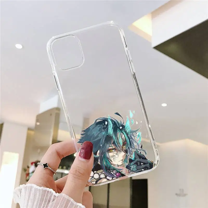 

genshin impact fashion art game Phone Cases Transparent soft For iphone 5 5s 5c se 6 6s 7 8 11 12 plus mini x xs xr pro max