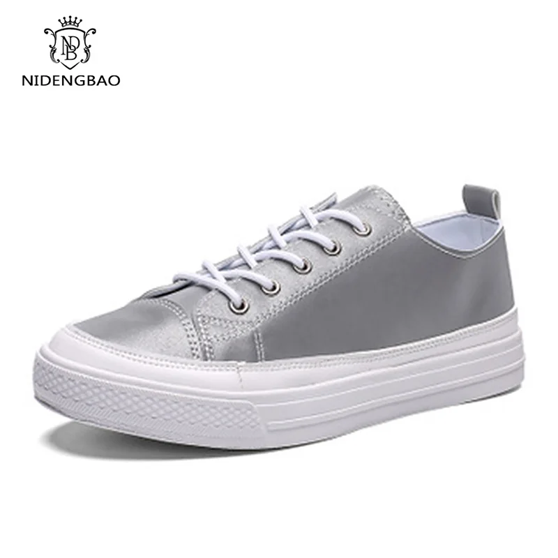 Мужские Светоотражающие кроссовки красочные повседневные туфли стильные