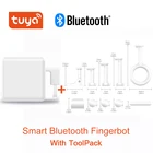 Умный робот-переключатель Tuya Smart life с голубыми зубьями, кнопка для робота-толкателя, продукт для умного дома через Alexa Google Assistant, Голосовое управление