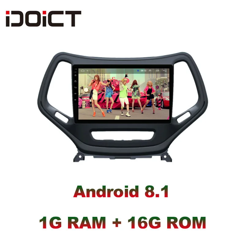 VenusSR Android 8 1 2.5D автомобильный dvd для JEEP Cherokee радио 2016-2017 Мультимедиа GPS Радио Стерео