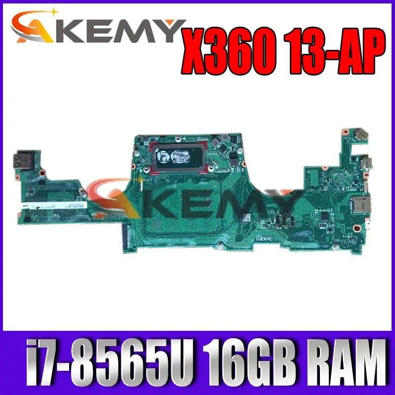 

Оригинальная материнская плата для ноутбука HP TPN-Q212 Spectre X360 13-AP L37638-601 DA0X36MBAE0 с Φ 16GB RAM