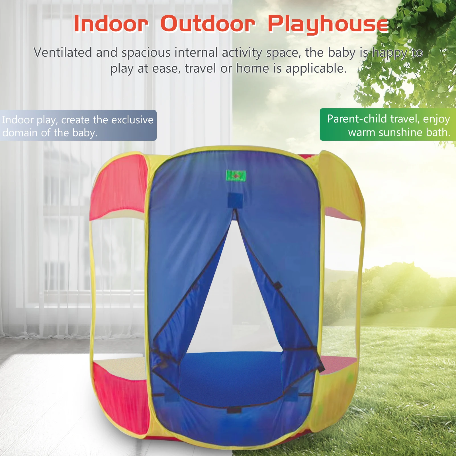 

Baby Beach Tent Kids Tents Children Play Tent for Toddler Kids Play Tent Toys Indoor Outdoor Playhouse Camping Playground