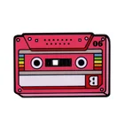 B Side Пастельная Радужная ретро-брошь в виде кассеты, металлический значок, эмалированная булавка в винтажном стиле с изображением гордости, музыки