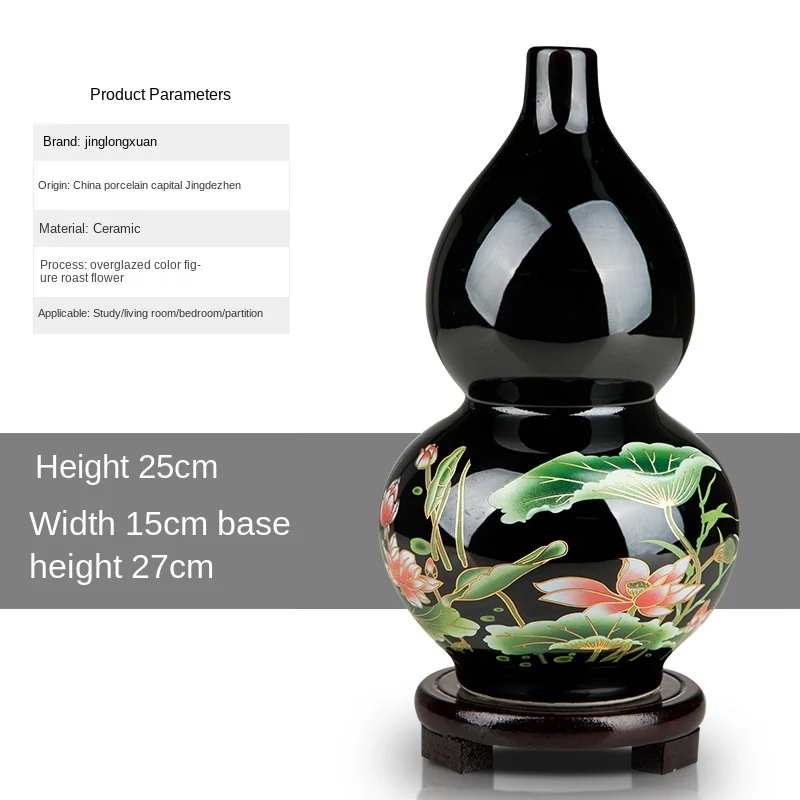 

Ceramic Vase Ornaments Living Room Flowers Modern Chinese Home Dry Flower Ornaments Porcelain Bottles Delicate Gifts From Elders