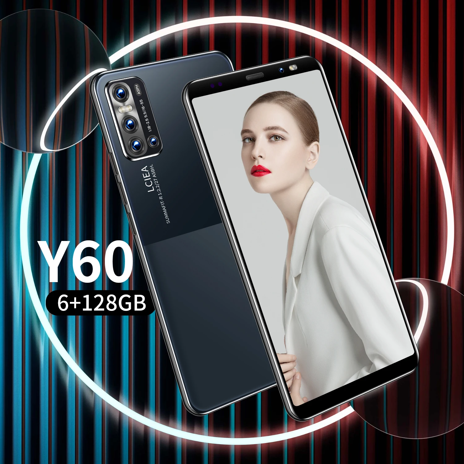 

Global Version Cellphone Y60 5.8 Inch Android 10.0 Unlocked Phone 8GB RAM + 128GB ROM MobilePhone Celulares Smartphone