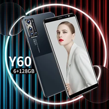 Global Version Cellphone Y60 5.8 Inch Android 10.0  Unlocked Phone 8GB RAM + 128GB ROM MobilePhone Celulares Smartphone