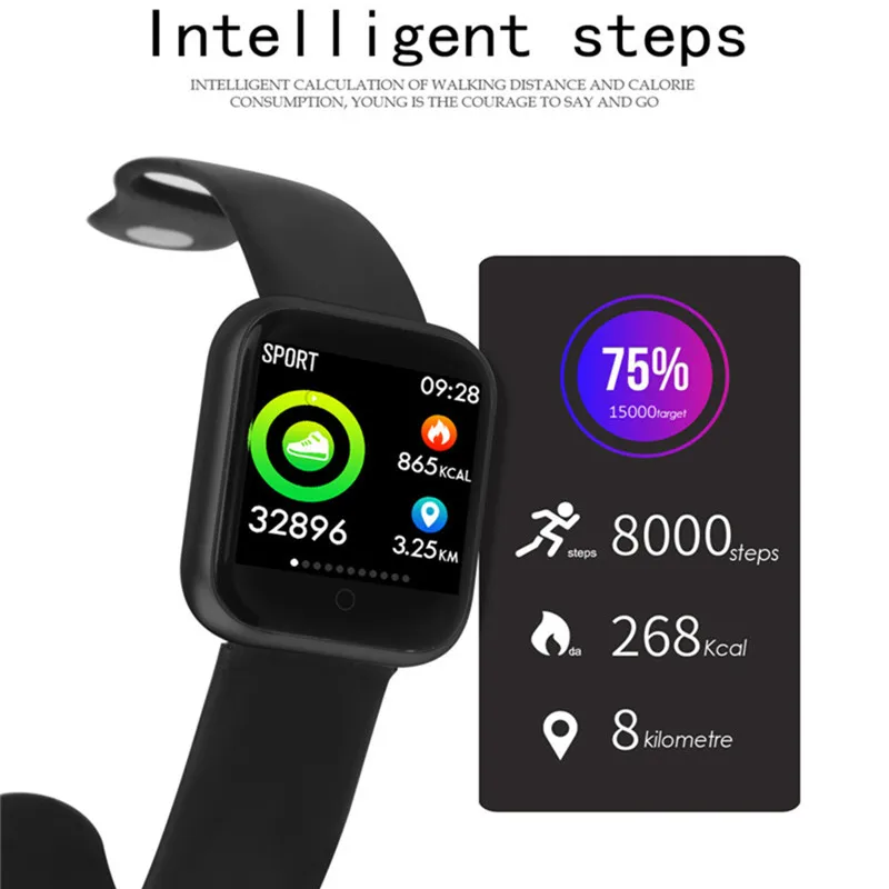 P70 Смарт часы Bluetooth 42 мм крови Давление кислорода в монитор сердечного ритма