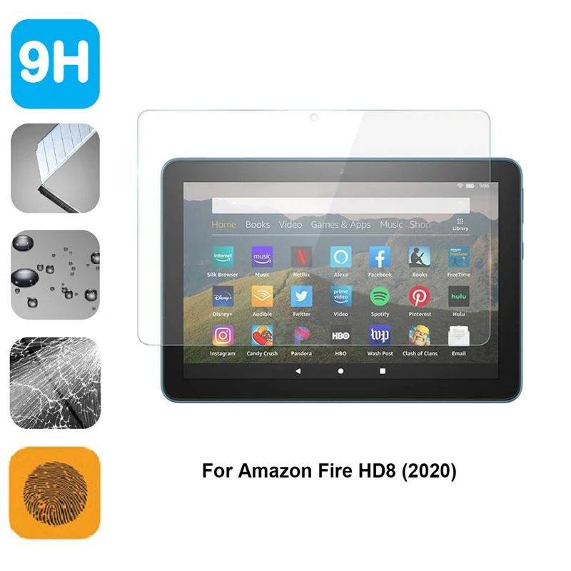 Прозрачная защитная пленка из закаленного стекла для Amazon All New Fire HD 8 Plus HD8 Plus/HD8 Kids