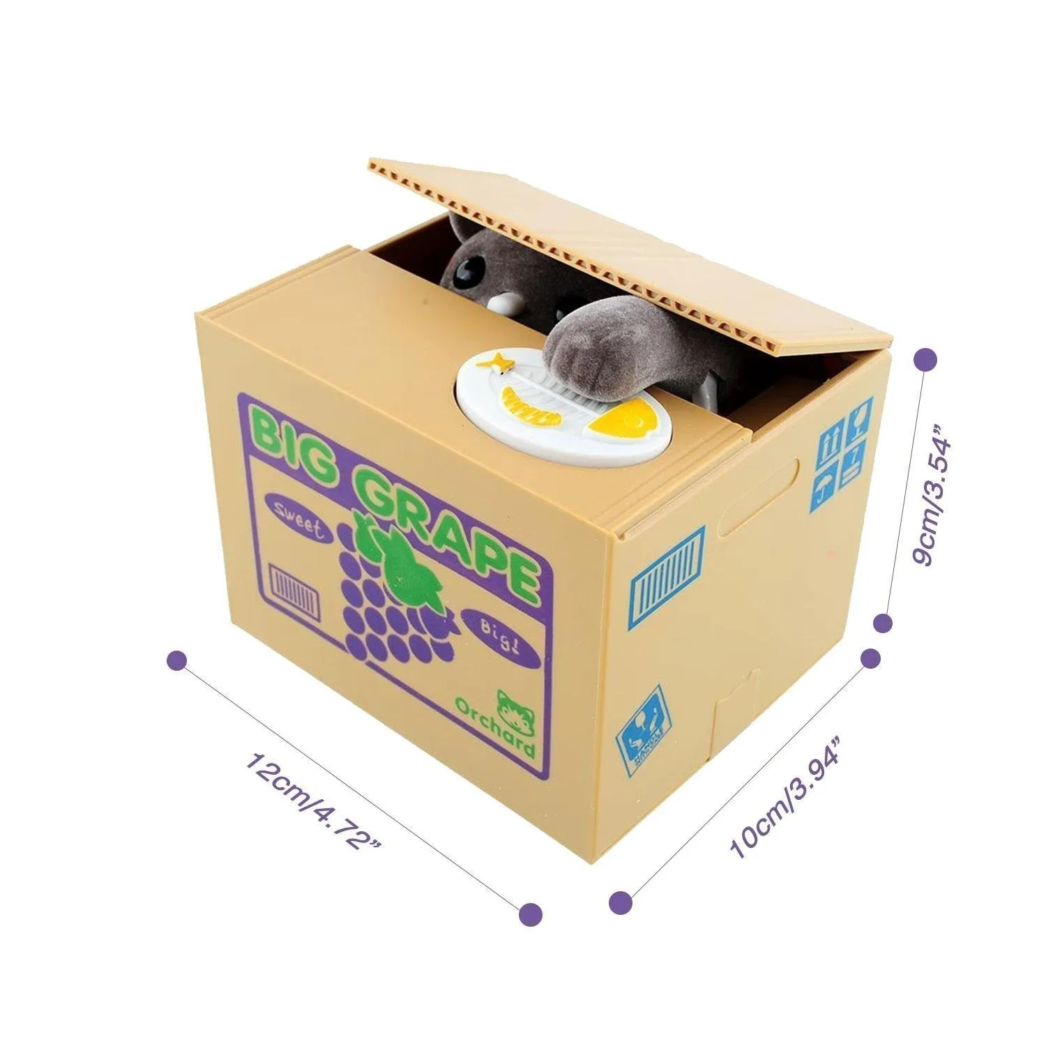 

Bank Money Saving Box Automated Panda Cat Steal Coin Bank Money Saving Box Electronic Money Boxes Piggy Banks Kids Gift Decor