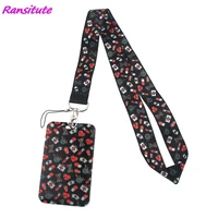 ransitute r1541 medical supplies lanyards id badge holder bus pass case cover slip bank credit card holder for doctor nurse