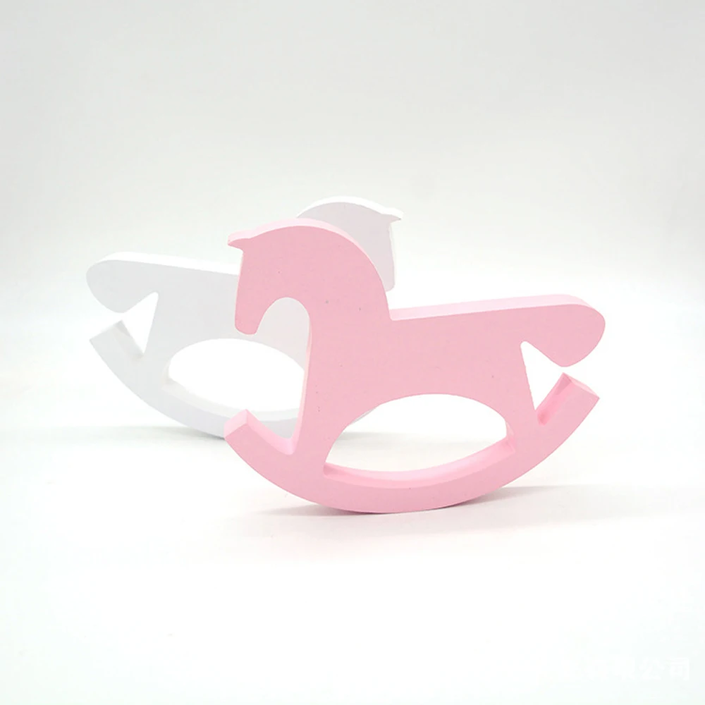 Деревянная лошадка игрушки для девочек декор комнаты принцессы в скандинавском