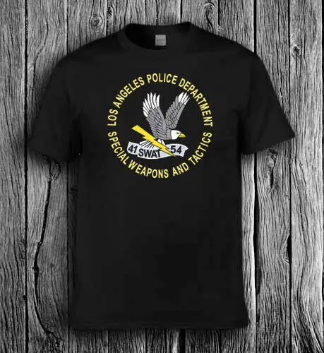 Футболка с логотипом Swat Lapd все размеры футболка 2019 унисекс | Мужская одежда