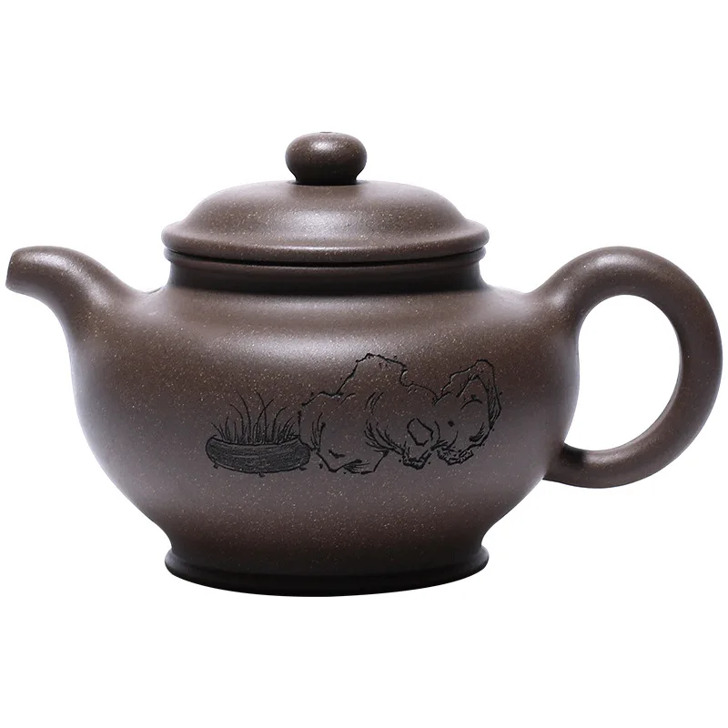 

Origin zhiyixing raw ore purple clay pot Duozhi tea pot handmade purple clay pot daily necessities