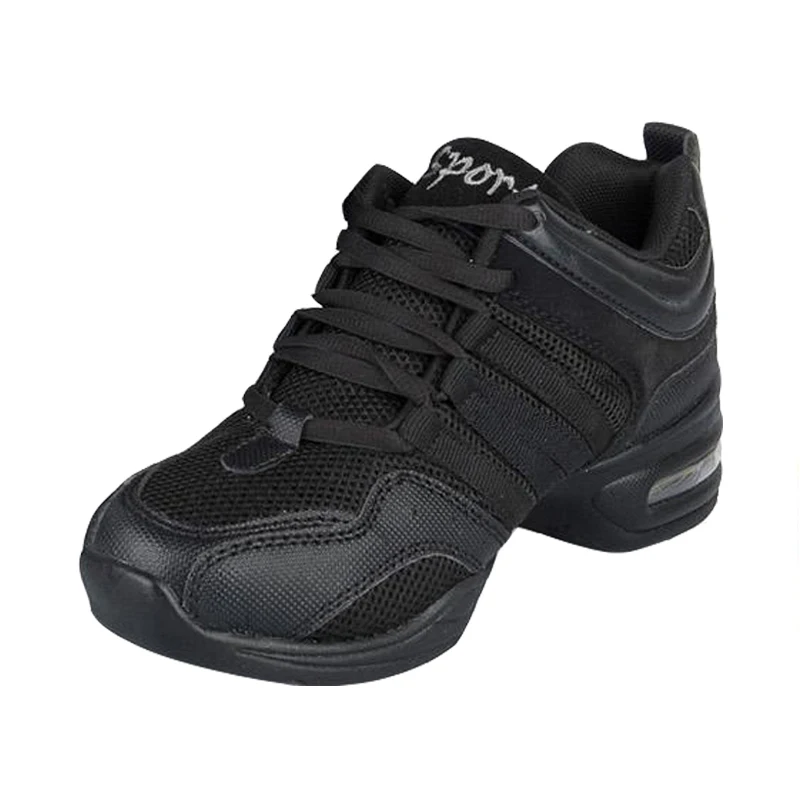 Женские сетчатые кроссовки для танцев современная мягкая подошва дышащие легкие