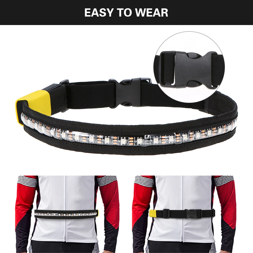 2 4G беспроводной с дистанционным управлением светодиодный отражающий ремень